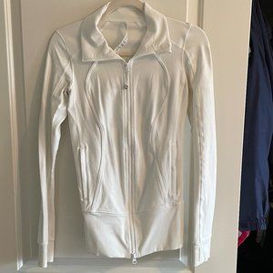 White Lululemon Zip-up Define Jacket
